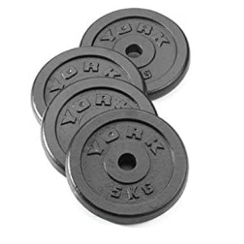 Amazon.co.jp: York Fitness 鋳鉄製ウェイトプレート 標準的な直径1